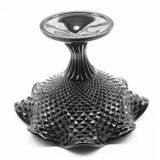 2 coupelles picot en noir et blanc