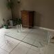 Octagonal Glass and Lucite Coffee Table, Karl Springer, USA Mid-Century Vintage