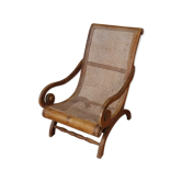 Solid wood chair and caning