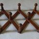 Old vintage accordion coatrack
