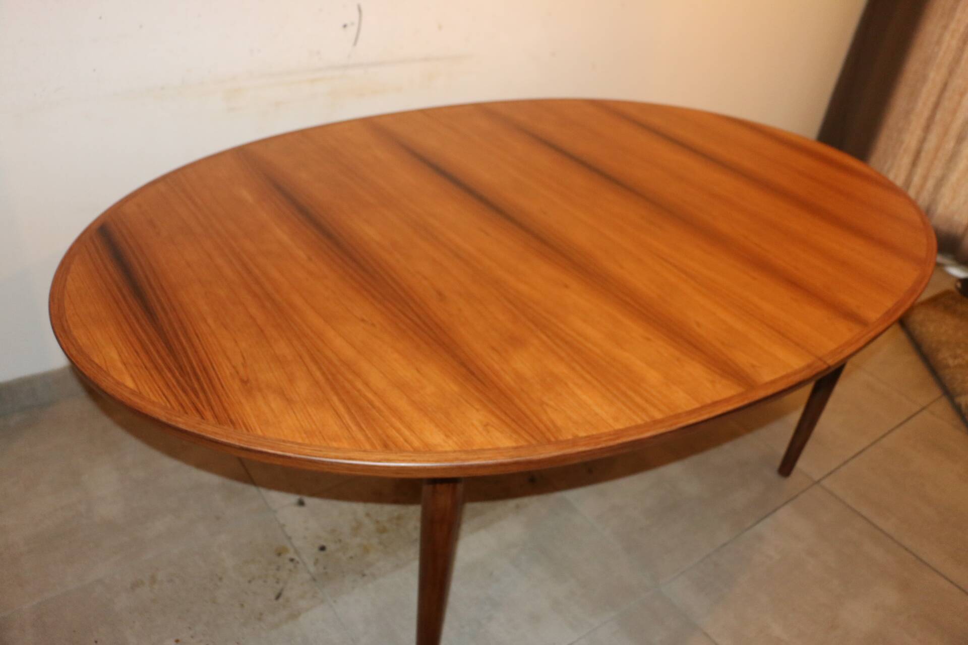 Arne Vodder rosewood table for 6/10 people