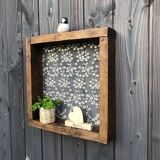 Ancient wooden sieve "lace"