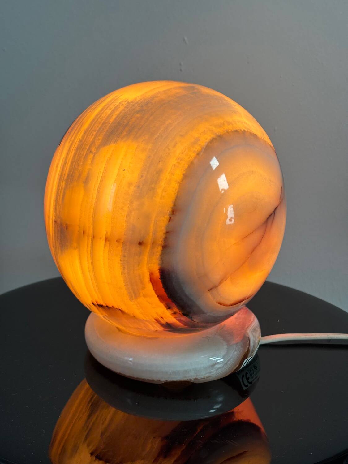 Vintage onyx lamp