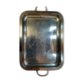 Silver metal tray