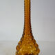 Carafe bottle in brown glass bubbles Empoli 60s