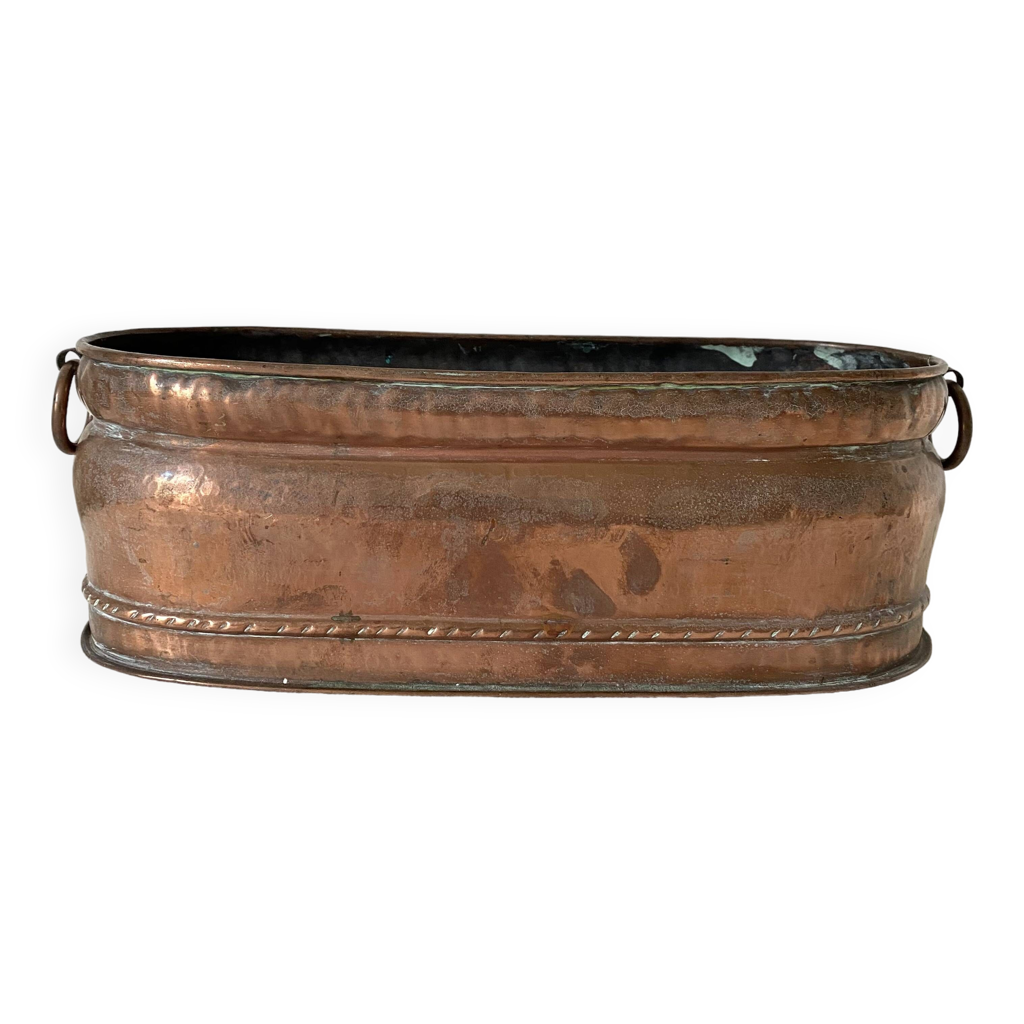 Jardiniere cuivre dans objets du xixe siècle et avant