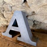Metal letter A