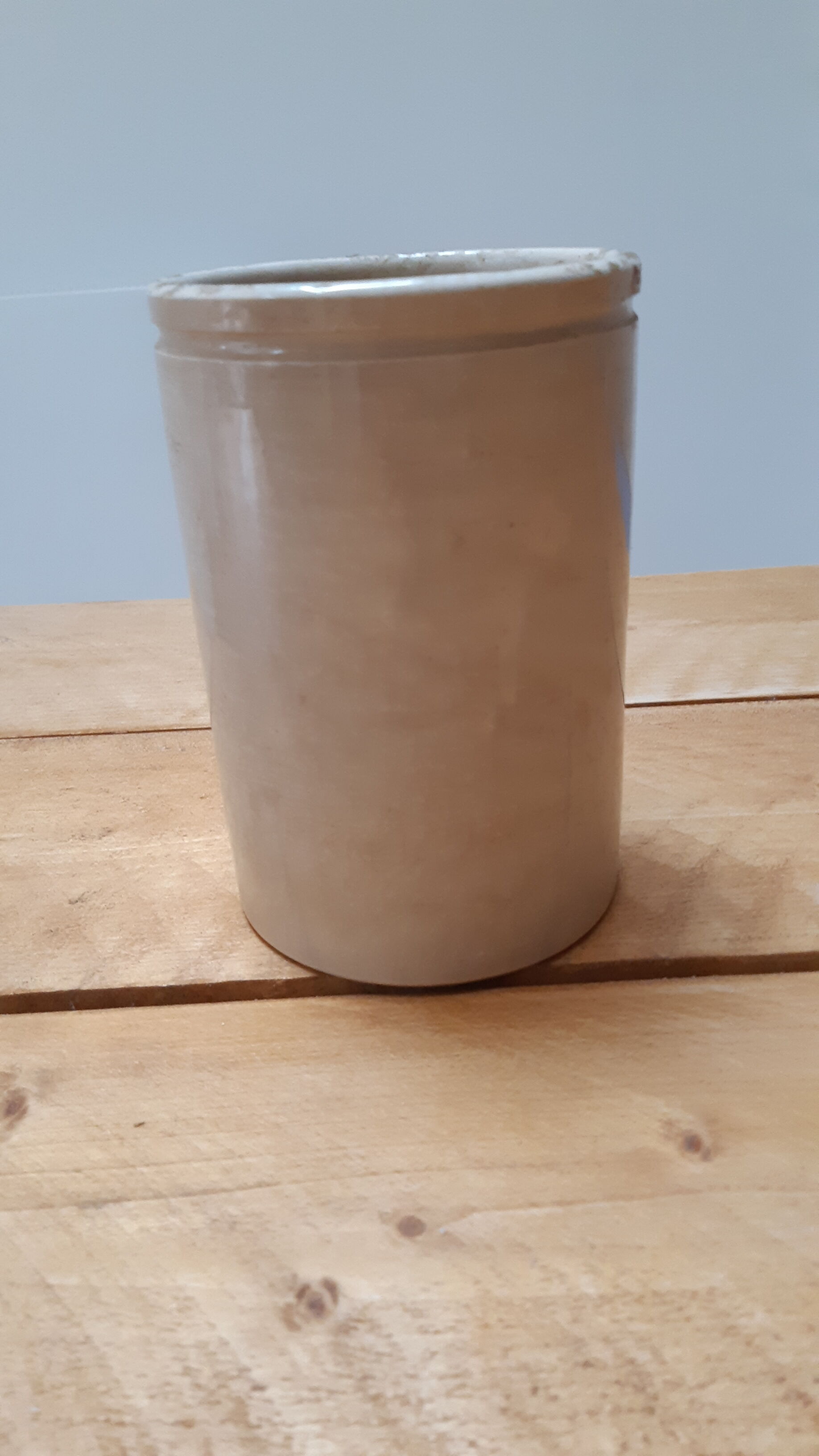 Duo of sandstone jam jars