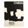 Original poster in lithograph after Eduardo Chillida, Maeght Gallery, 1968