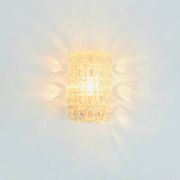 Amber Bubble Glass Wall Light by Helena Tynell for Limburg, Germany, 1970s