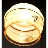 Lampe accents doré avec choquet en bakelite