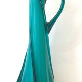 Vase peacock blue peacock blown soufflé