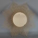 Large golden starry sun mirror vintage 70s 68cm