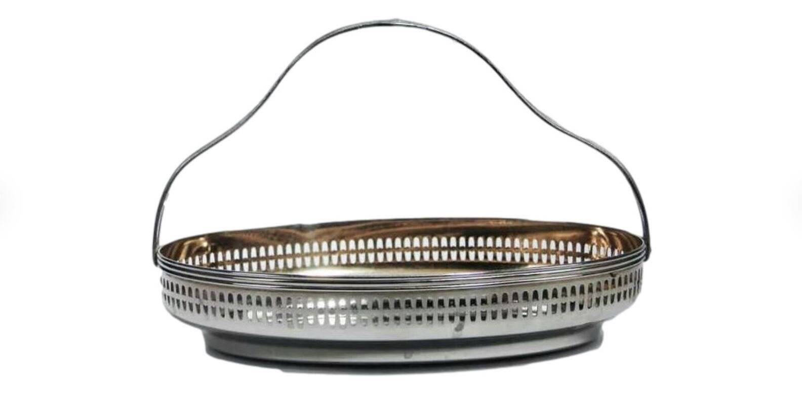 Art Deco platter in chrome plating from WMF, Germany, 1930s