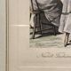 Gravure de mode, les Parisiennes , datée 1828