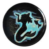 Four plates Vallauris the mermaids