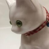 Delft Wit earthenware cat