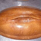 Vintage terracotta terrine with lid