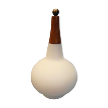 Lampe en opaline, années 70