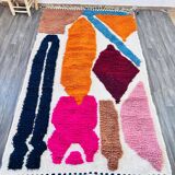 Handmade Berber rug in wool 3 x 2 m