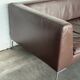 Leather sofa by B&B Italia and bench set — genuine Italian design, excellent condition.