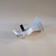 Ceramic hand wall lamp, 1980