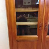 Louis Philippe bookcase in walnut