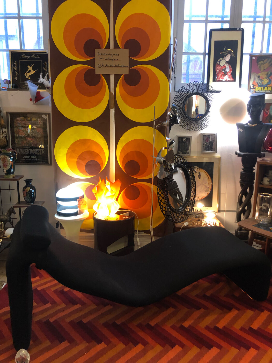 Djinn chaise longue by Olivier Mourgue for Airborne, 1965.