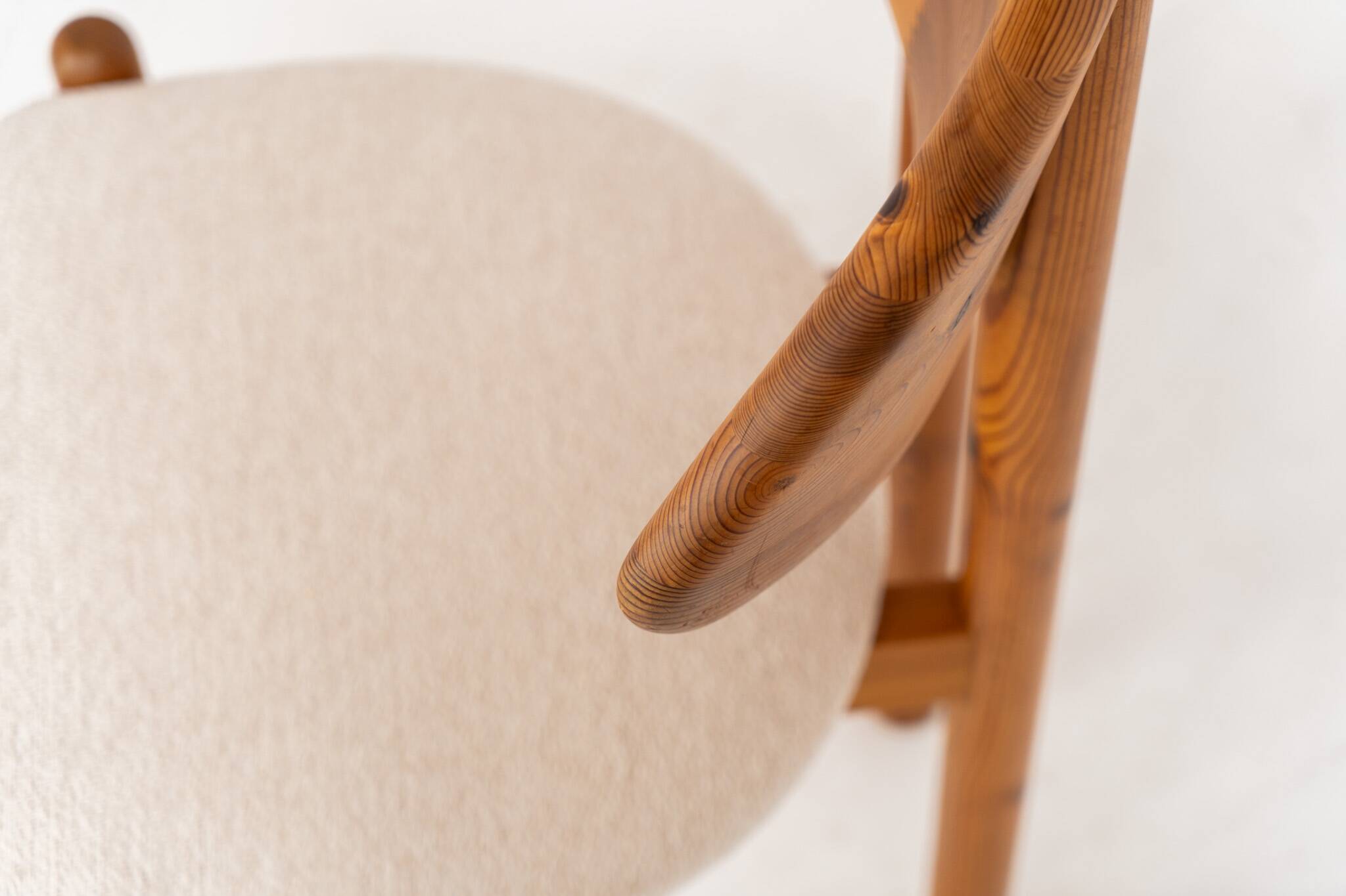 Set of 4 pine chairs by Vamdrup Stolefabrik