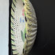 Woven ceramic fruit bowl from the 1950s
