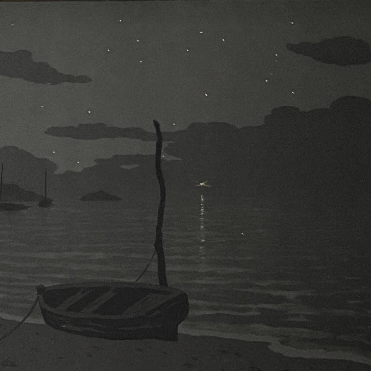 Lithograph by Henri Rivière The Fairyland of Hours - The Night