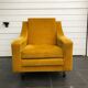 Fauteuil vintage velour