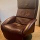Fauteuil relax Jori des années 70 80 en cuir