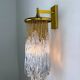 Cascade wall light by Venini, Murano glass, Italy, 1970s
