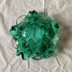 Vintage green glass pocket tray