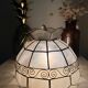Vintage mother-of-pearl and brass pendant light