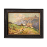 Signed landscape from the 1950s