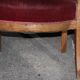 Fauteuil de bureau rouge bordeaux