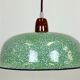 Industrial Factory Green Enamel Ceiling Lamp , 1960s