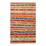 Shades Of Multicolor Turkish Kilim Rug, 142x231Cm