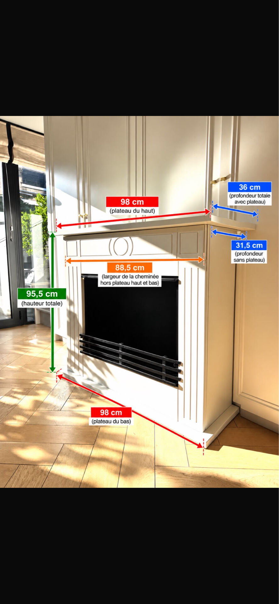 Ethanol fireplace in perfect condition