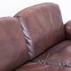 Brown leather 2-seater sofa by De Sede, model DS 31, vintage 1960s.