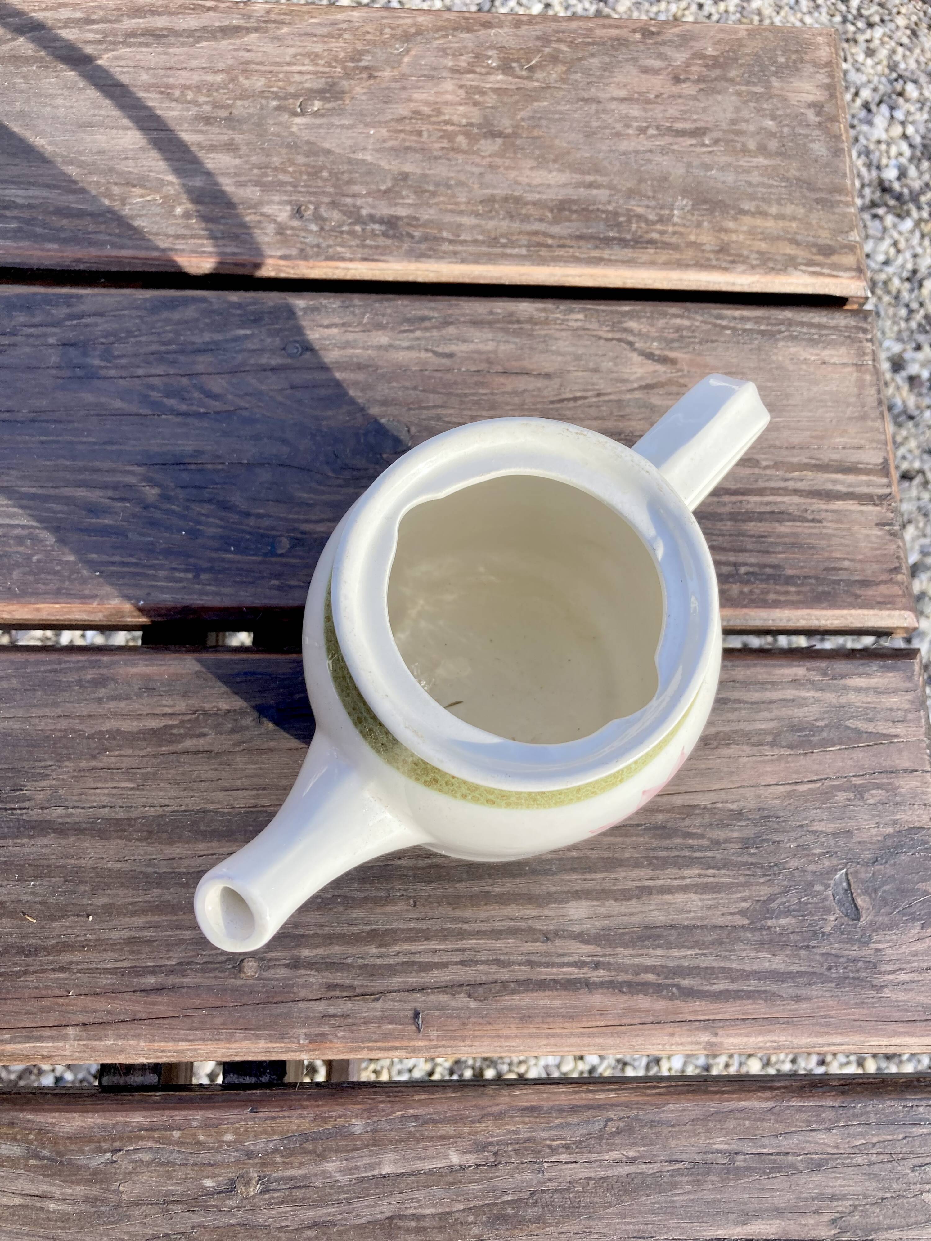 Sarreguemines teapot from the 70s