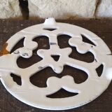 Vintage cast iron trivet