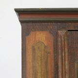 Armoire de mariée peinte d'art populaire