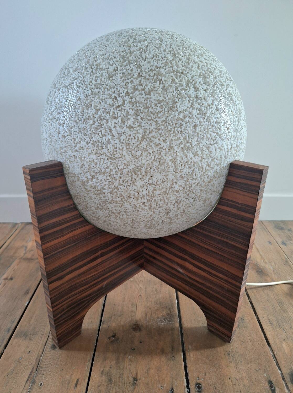 Large vintage table lamp, old light fixture