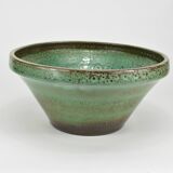 green enameled basin