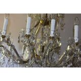 Supergrand chandelier with crystals 16 bulbs
