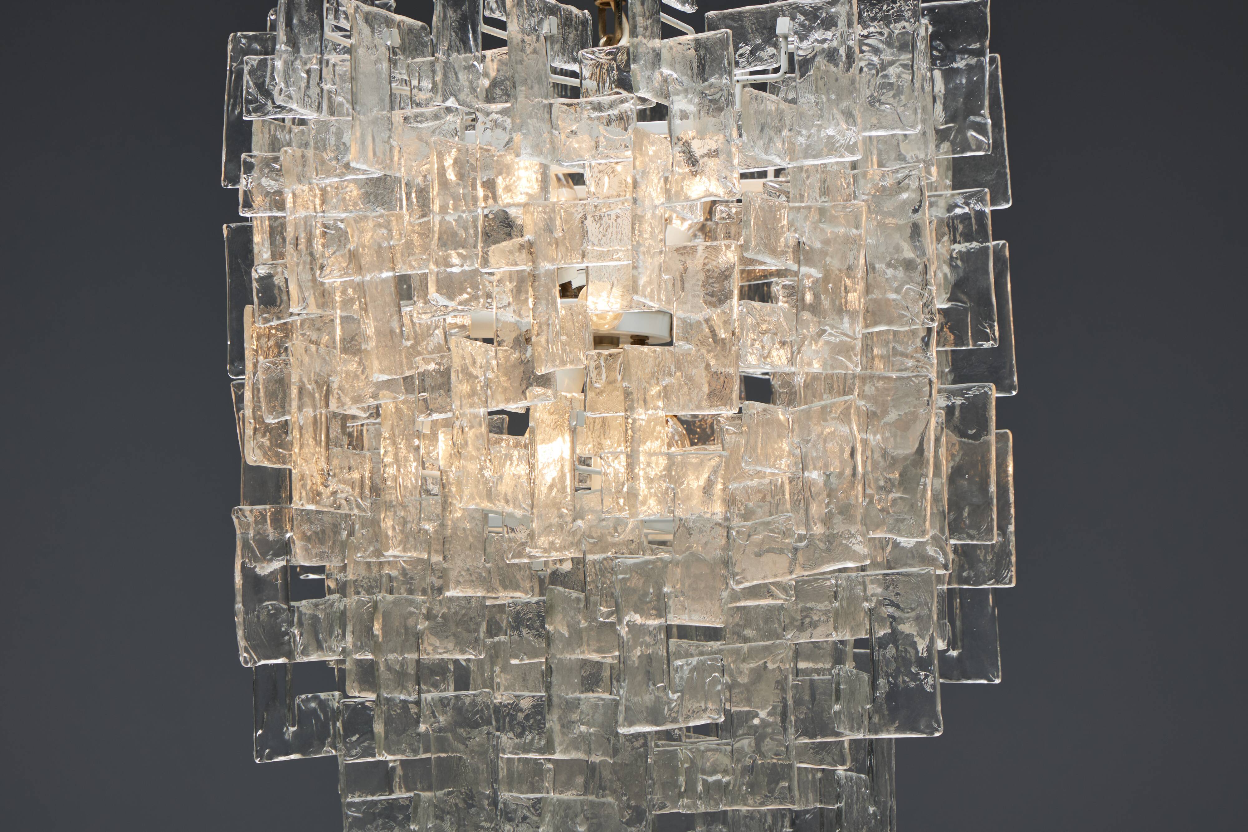 Large Chandelier by Carlo Nason for Mazzega, Italy, 1960s