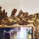 Napoleon III era mirror gilded with gold leaf